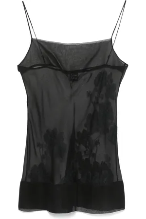 CARINE GILSON Organza babydoll slip dress