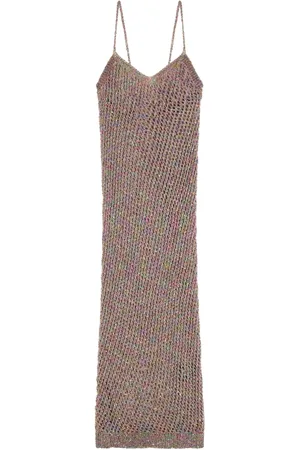 LANEUS Knitted maxi dress