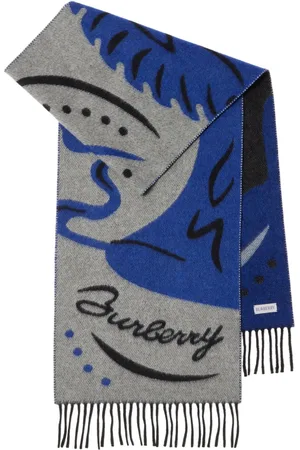 Burberry Mirrored Horse cashmere scarf