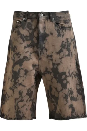 Breathe Tie-dye cotton shorts