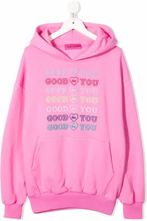 Ireneisgood Good For You-embroidered jersey hoodie