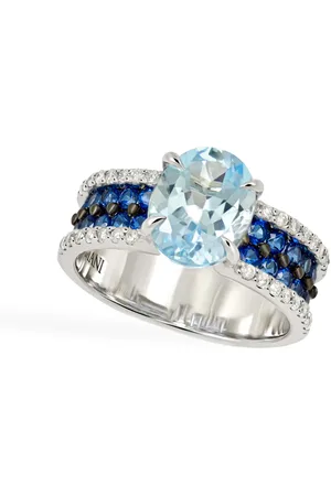 Brumani 18K white gold Color Hits topaz and diamond ring