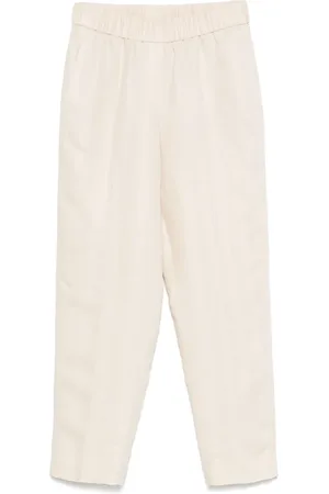 PESERICO SIGN Interlock-twill trousers