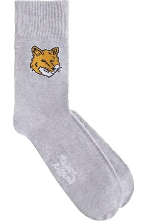 Maison Kitsuné Fox Head socks