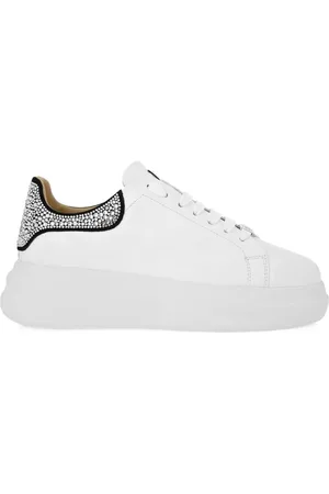 Philipp Plein Rhinestone-embellished monogram sneakers