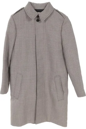 Céline 2010s houndstooth coat