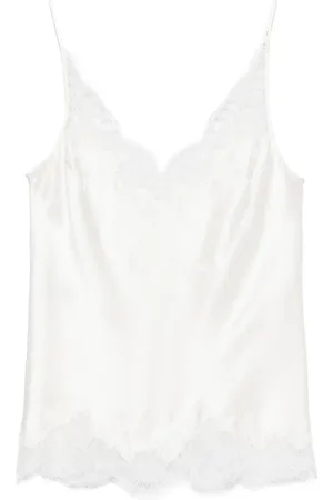 CARINE GILSON Lace-detailed camisole