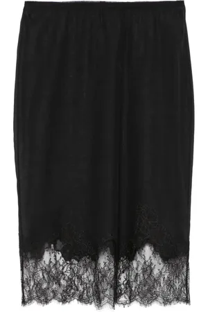 CARINE GILSON Calais-Caudry lace half slip