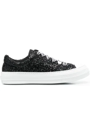 Moschino Glitter low-top sneakers