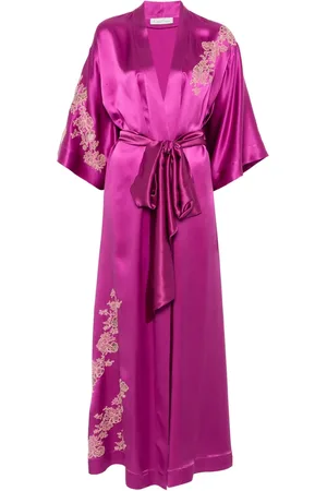 CARINE GILSON Calais-Caudry lace robe