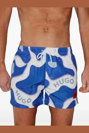 HUGO BOSS Logo-print swim shorts