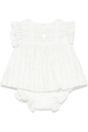 PATACHOU Floral-print top and bloomers set