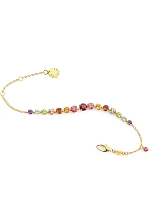 Brumani 18K yellow Looping Colours multi-stone bracelet