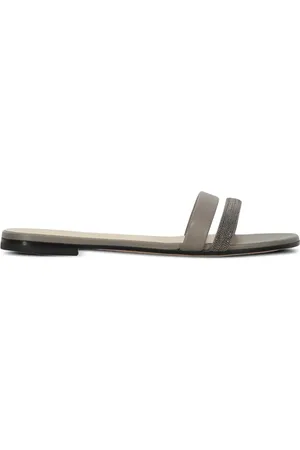 Fabiana Filippi Rhinestone-embellished slides