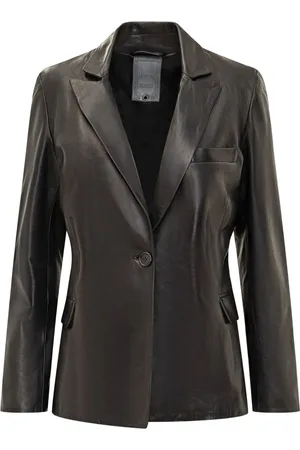GIOCASTA Leather blazer