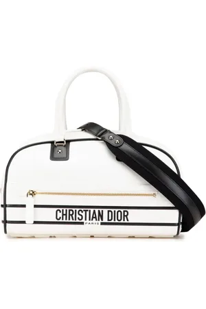 Dior 2021 Medium Leather Dior Vibe Bowling Bag satchel