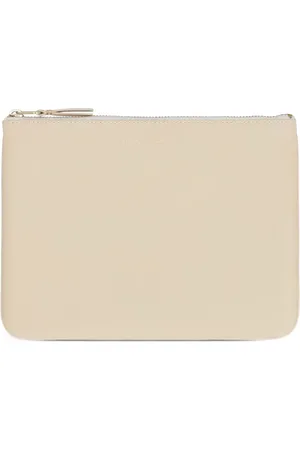 Comme des Garçons Logo-print leather pouch