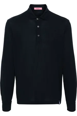 DRUMOHR Spread-collar cotton polo shirt