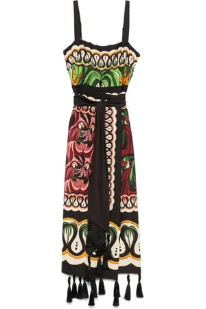 Farm Rio Coconut Tree Flow midi dress
