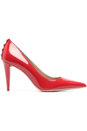 VALENTINO GARAVANI Rockstud patent-leather pumps