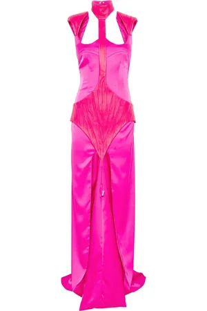 MITILIANE COUTURE Detachable-panel maxi dress