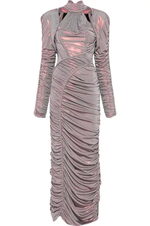 MITILIANE COUTURE Holographic maxi dress