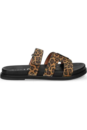 Bibi Lou Leopard-print slides