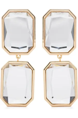 Self-Portrait Crystal Tiered earrings