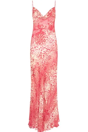 Roberto Cavalli Animal print maxi dress