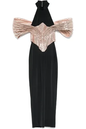 MITILIANE COUTURE Detachable-corset maxi dress