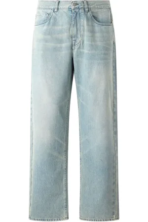 Roberto Cavalli Logo-embroidered jeans