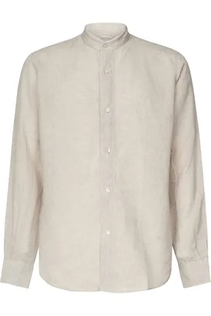 ELEVENTY Band collar shirt