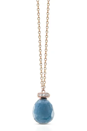 Brumani 18K rose Rio multi-stone necklace