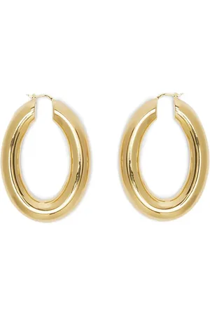 Jil Sander Large chunky-hoop earrings