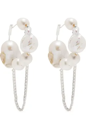 Jil Sander Dangle-design pearl earrings