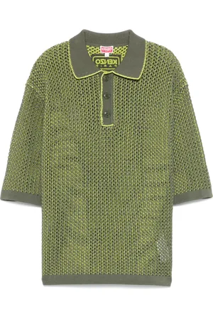 Kenzo Open-knit polo shirt