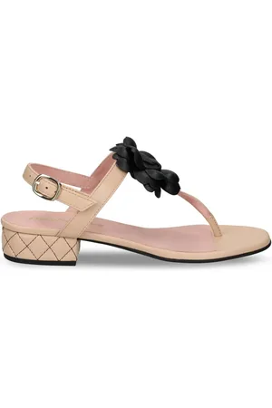 Pretty Ballerinas 30mm flower-detailing sandals