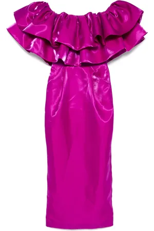 MITILIANE COUTURE Ruffled maxi dress