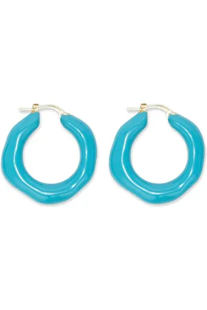 Jil Sander Chunky hoop design earrings