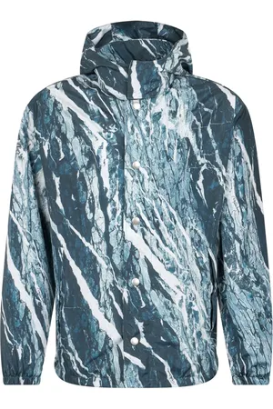 Roberto Cavalli Marble-print bomber jacket