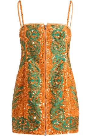Etro Sequin-embroidered mini dress