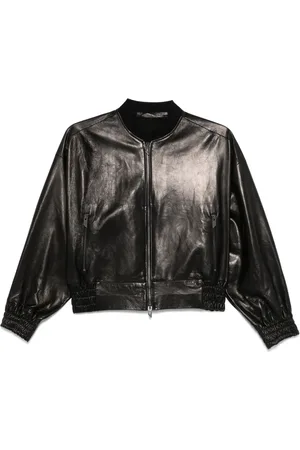 SALVATORE SANTORO Leather bomber jacket