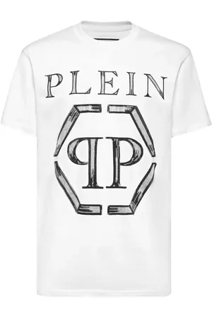 Philipp Plein Strass Hexagon T-shirt