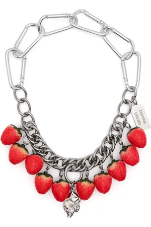Chopova Lowena Strawberry Piggy necklace