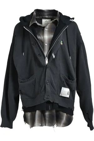 Maison Mihara Yasuhiro Distressed hooded jacket