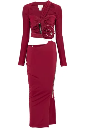 MITILIANE COUTURE Cut out-detail pierced maxi dress