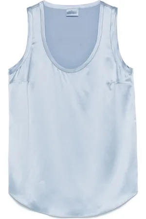 Brunello Cucinelli Satin tank top