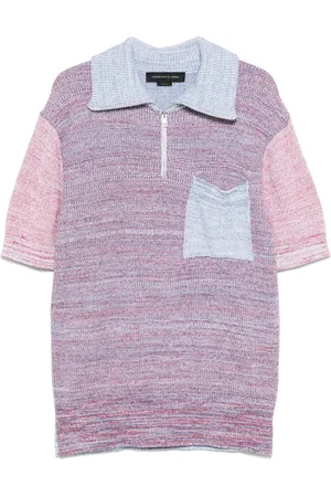 Federico Cina Colourblock polo shirt