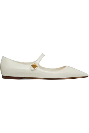 VALENTINO GARAVANI Tiptoe patent leather ballerinas