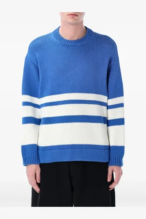 YMC Stripe-detail jumper